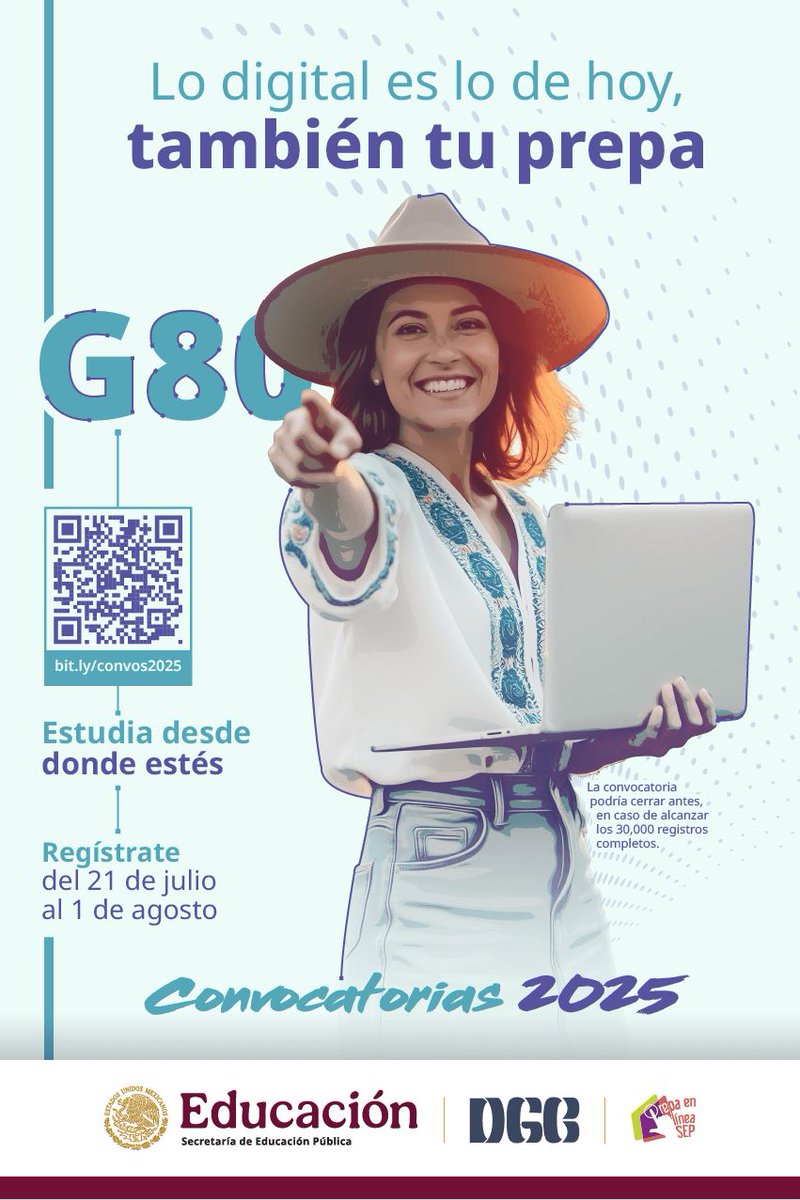 ¡Prepárate para un futuro exitoso! Bachillerato gratuito y en línea del Gobierno de México: Regístrate del 21 de julio al 1 de agosto.  Más información: ime.gob.mx/blog/articulo/… #immeducaciónsinfronteras #SRE #MexicanosEnElExterior #SEP
