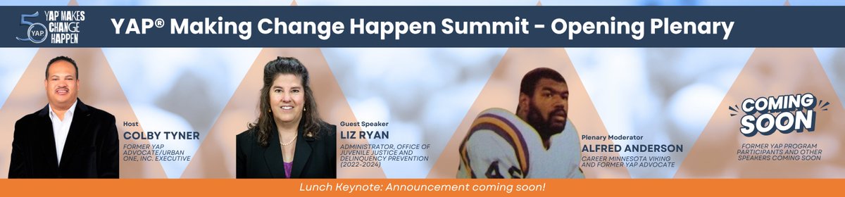 Join YAP as it celebrates with its YAP’s Making Change Happen Summit. 
@Radioonelife <a href="/Baylor/">Baylor University</a> <a href="/BBBSA/">Big Brothers Big Sisters of America</a> <a href="/NFL/">NFL</a>

Purchase tickets for the Summit here: loom.ly/PuXY04M 
#YAP50