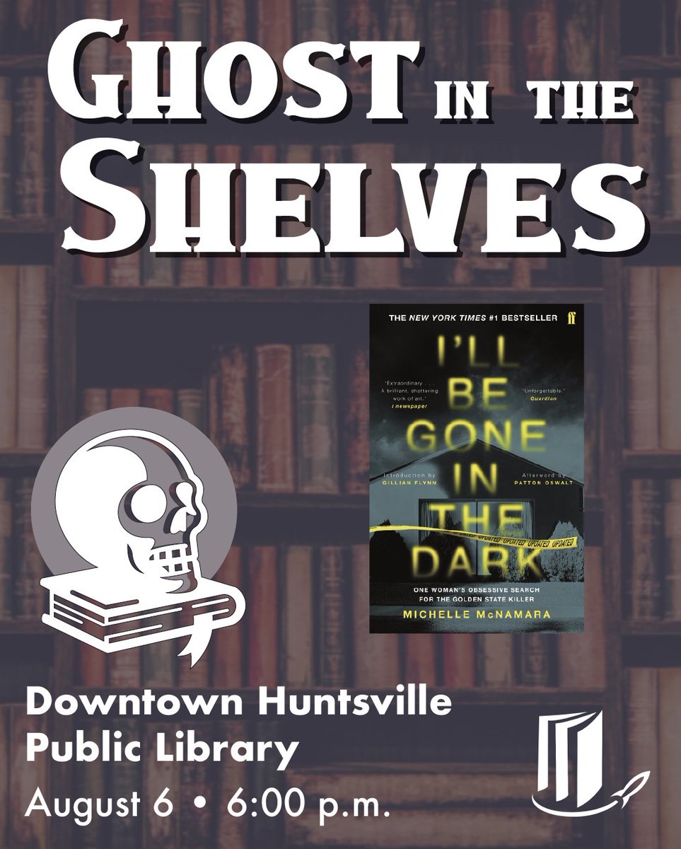 HMCPL's tweet image. This month, the Ghost in the Shelves Book Club is discussing I&apos;ll Be Gone in the Dark by Michelle McNamara.
Check out I&apos;ll Be Gone in the Dark by Michelle McNamara: go.hmcpl.org/IllBeGoneInThe…

#HMCPL #PublicLibrary #BookClub #GhostInTheShelves #IllBeGoneInTheDark #MichelleMcNamara