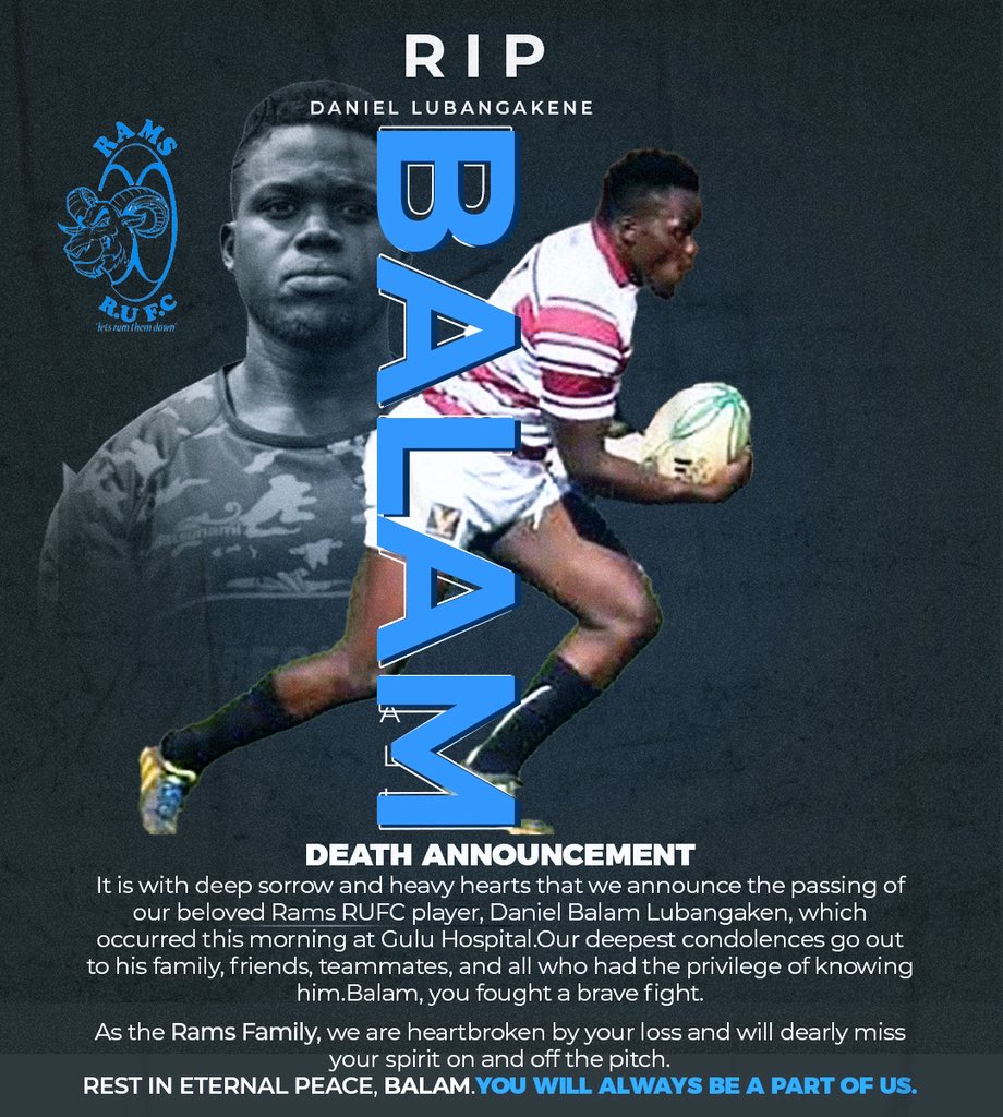 Good men don’t die ! they simply go to rest when their mission on earth is complete. Rest well, Daniel Balam Lubangakene.
You gave your all on pitch, in life and in every moment you shared with us.
I celebrate you, brother. Rest well Champ 🙏🏼