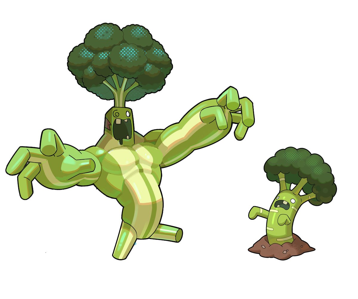 Jellymonsart's tweet image. Pokemon Plants vs Zombies 
#fakemon