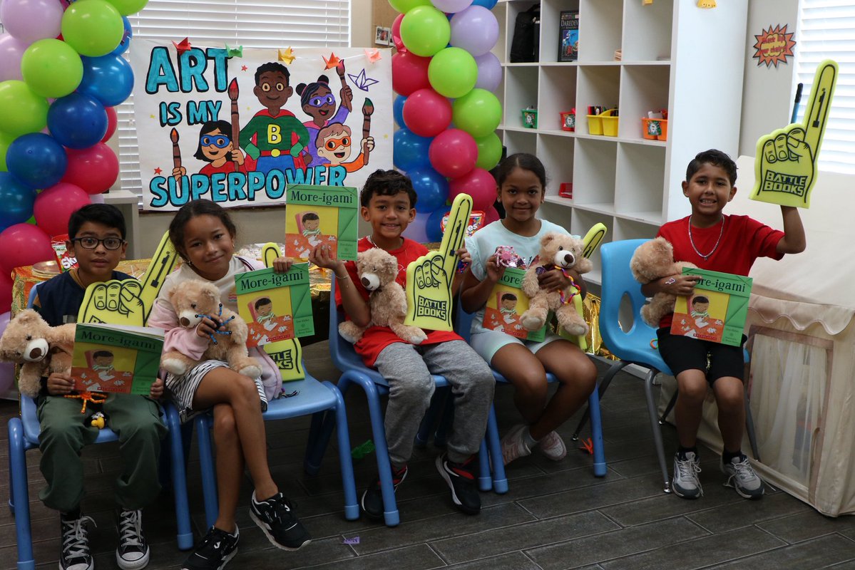 childrenstrust's tweet image. That’s a wrap on the 7th annual Battle of the Books! 👏 📚 Thanks to the Miami-Dade Grade Level Reading Campaign partners, hosted by The Children’s Trust, 11 Trust-funded summer camps participated in this year’s competition and enjoyed a visit from The Trust’s President and CEO…