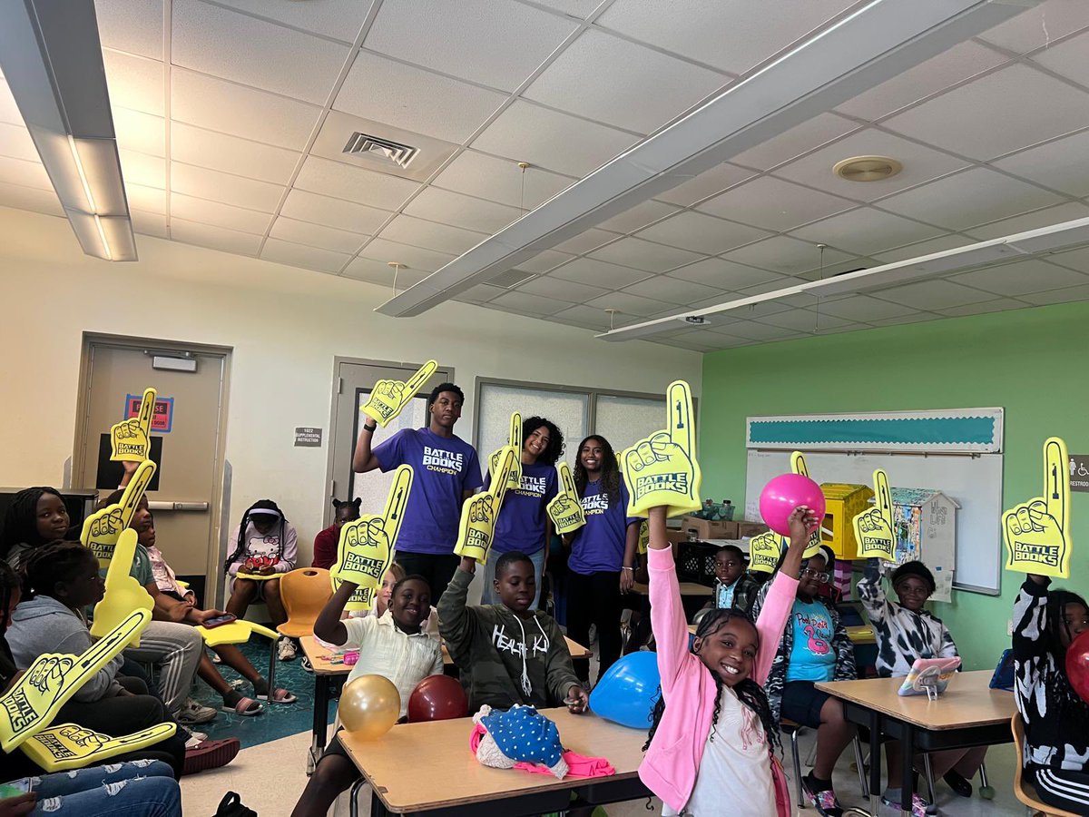childrenstrust's tweet image. That’s a wrap on the 7th annual Battle of the Books! 👏 📚 Thanks to the Miami-Dade Grade Level Reading Campaign partners, hosted by The Children’s Trust, 11 Trust-funded summer camps participated in this year’s competition and enjoyed a visit from The Trust’s President and CEO…