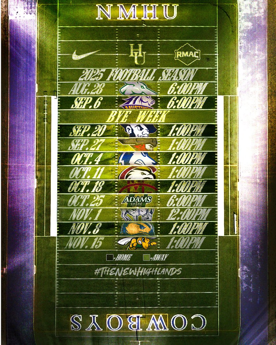 NMHUFootball's tweet image. Almost that time..

#CowboyTough | #TheNEWHighlands