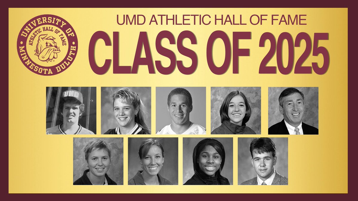UMD Athletics Announces Nine Member 2025 Hall of Fame of Fame Class

Meet the Class of 2025: umdbulldogs.com/news/2025/7/22…