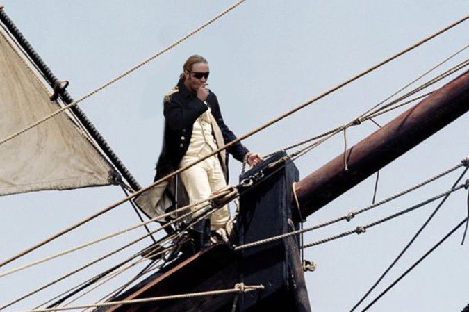 Chossingstone1's tweet image. Imagine drunk driving the HMS Surprise