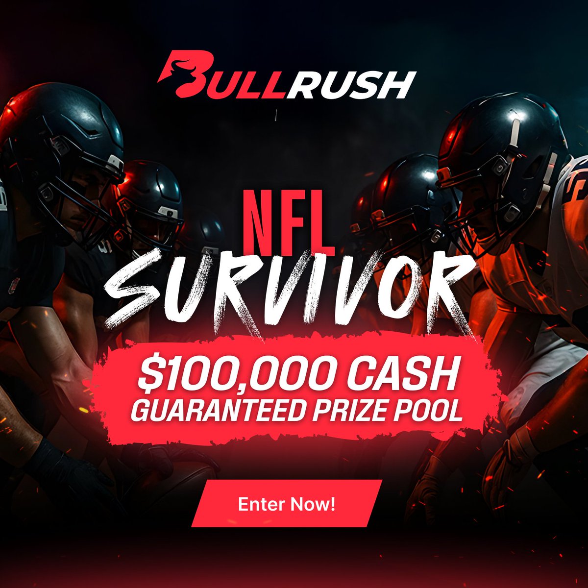 🚨 Our Biggest Competition Yet Is Here 🚨
Over $100,000 on the line. One shot per week. Can you survive?

🏈 20 weeks of NFL picks
💰 $100K guaranteed prize pool
📊 Real odds, $100K fantasy bankroll each week
🎯 Beat 20% weekly to survive
💵 $100 entry

Top 80% move on. Last