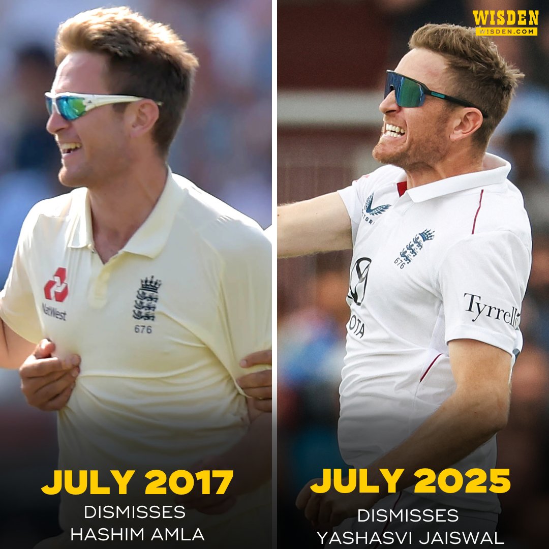 WisdenCricket's tweet image. A Test wicket after 2,928 days 💥
Liam Dawson, on his return to Test cricket after eight years, strikes with just his seventh delivery against India.
#ENGvIND