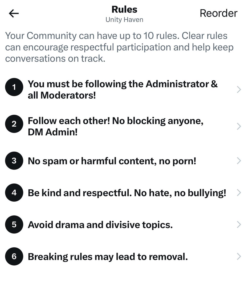 marijotrue's tweet image. 🚨‼️‼️‼️🚨‼️‼️‼️🚨‼️‼️‼️🚨
Hey Unity Haven members!
Please read and follow our community rules (posted below).
Some issues have arisen, like blocking members, inappropriate content such as porn on some accounts, and not following the Admin & Moderators. This will not be…