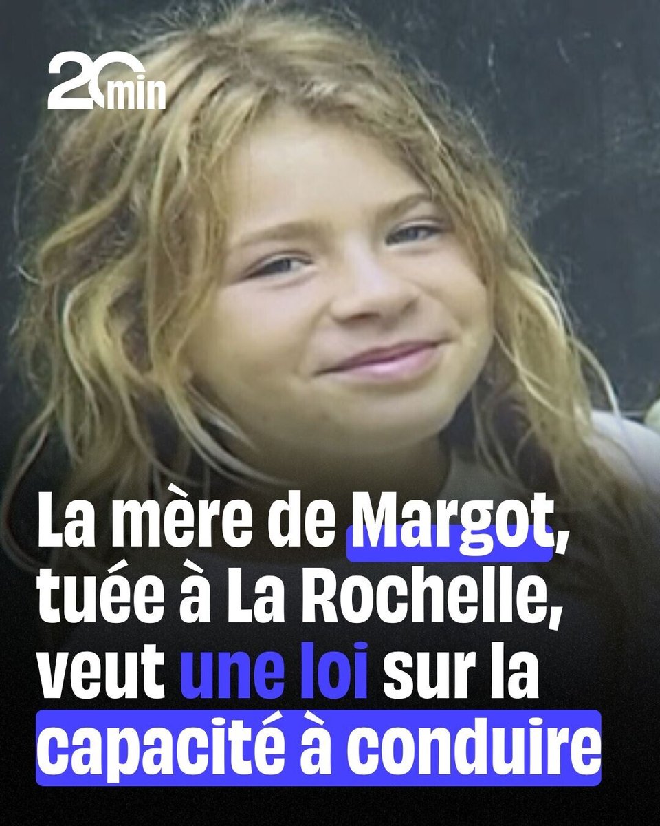20Minutes's tweet image. Margot avait 10 ans lorsqu’elle a été mortellement percutée par une octogénaire
➡️ 20min.fr/wny