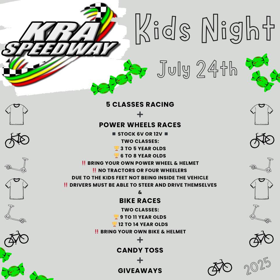 KRASpeedway's tweet photo. TOMORROW at KRA Speedway! 
https://t.co/B5HpY4qLOG https://t.co/3Vw0QHWHiK