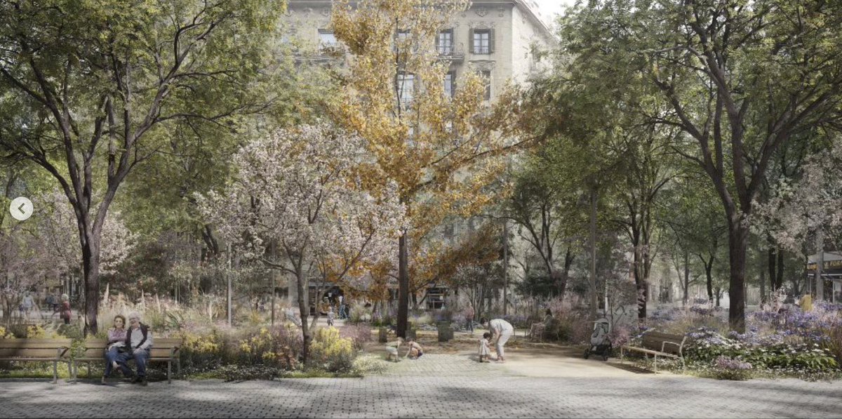 CuidemSant's tweet image. 🌳 L'estudi 08014 Arquitectura va guanyar el concurs públic de BIMSA per fer una plaça verda a Tamarit-Rocafort, a Sant Antoni, fa més d'un any.
🗓️ Quan es licitarà l'Eix Rocafort i aquesta plaça que faria reduir temperatures i contaminació?
ℹ️ estudi08014.com/wordpress/?pag…