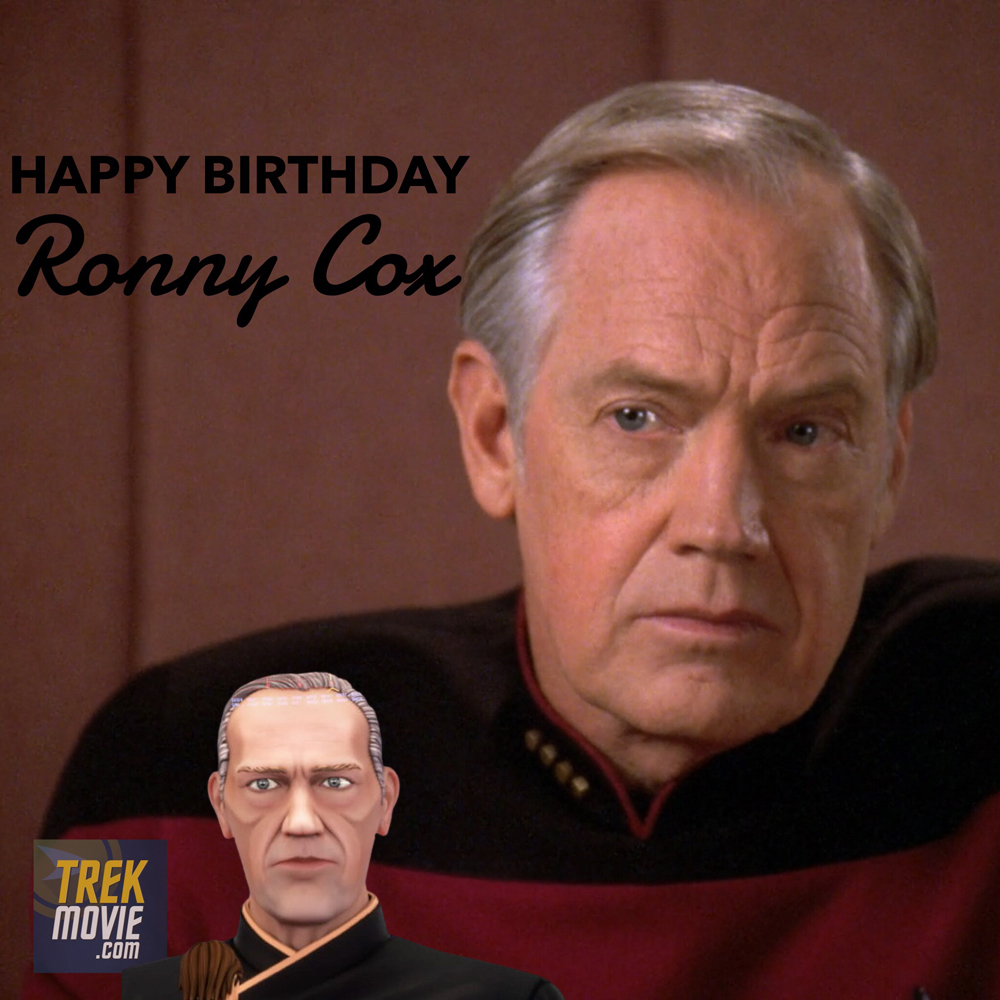 TrekMovie's tweet image. Happy birthday to the legendary Ronny Cox, aka Captain Jellico in the #StarTrekTNG two-parter "Chain of Command" and the captain who finally put Deanna Troi in a proper uniform. He turned up on #StarTrekProdigy three decades later to give Admiral Janeway a hard time.