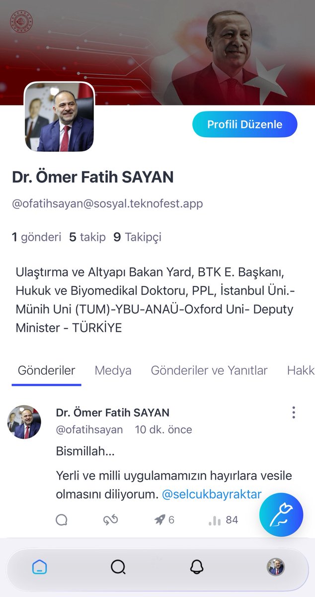Dijital bağımsızlığımız için önemli bir adım.

Türkiye'nin dezenformasyonsuz, güvenli, yerli ve milli sosyal medya platformu NEXT SOSYAL hayırlı olsun.

Türkiye’nin verisi Türkiye’de kalsın duruşumuzun bir yansıması olarak gördüğümüz platform ile kendi kanatlarımızla yükselmeye