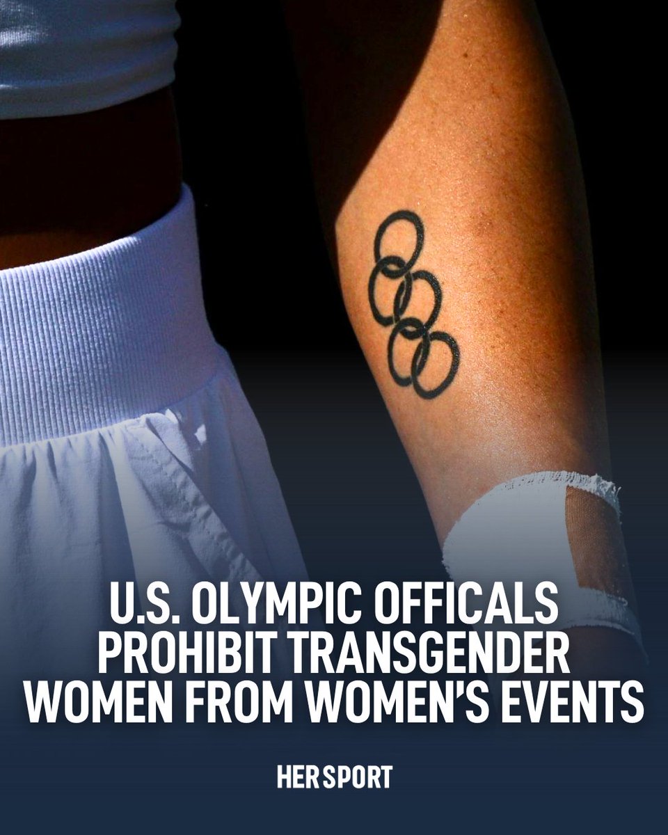 HerSportDotIE's tweet image. Transgender women will no longer be eligible to compete for the United States in the Olympic or Paralympic Games in women's categories, after a recent policy change from the U.S. Olympic & Paralympic Committee.