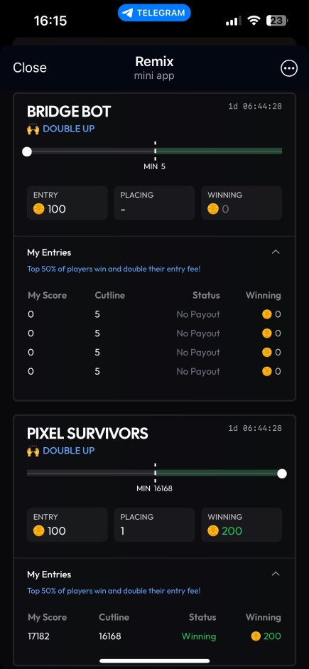 TrunksCryptos's tweet image. I'm currently playing the @RemixGG_ x @kroniclesgg tournament, and it's rly cool (and you can win $500)
Join us: discord.gg/GQ63yQDy