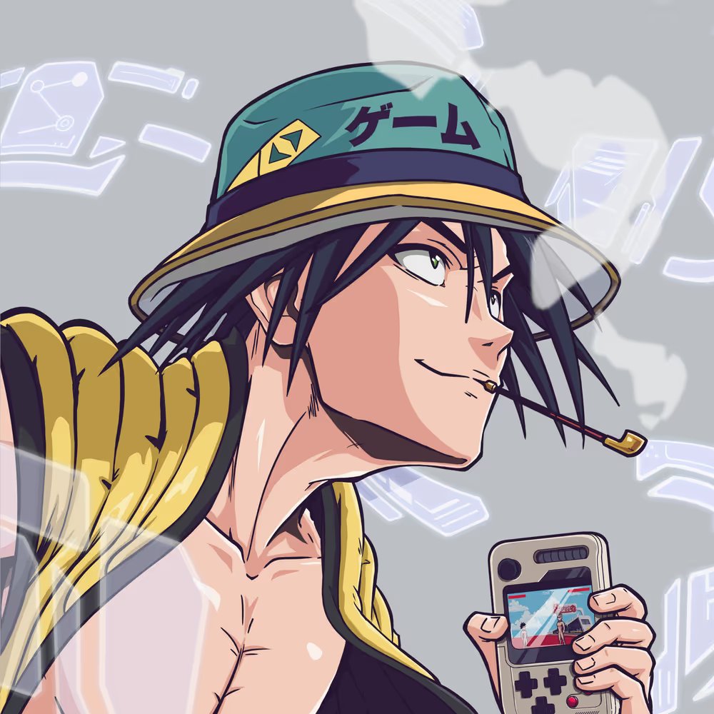 kaito_ayo's tweet image. Finally, Gameboy Bosu.
Only two more listed, bozos won't let these go eheh.
It's not a Kazegami, but I can teach him the Kazegami's way.