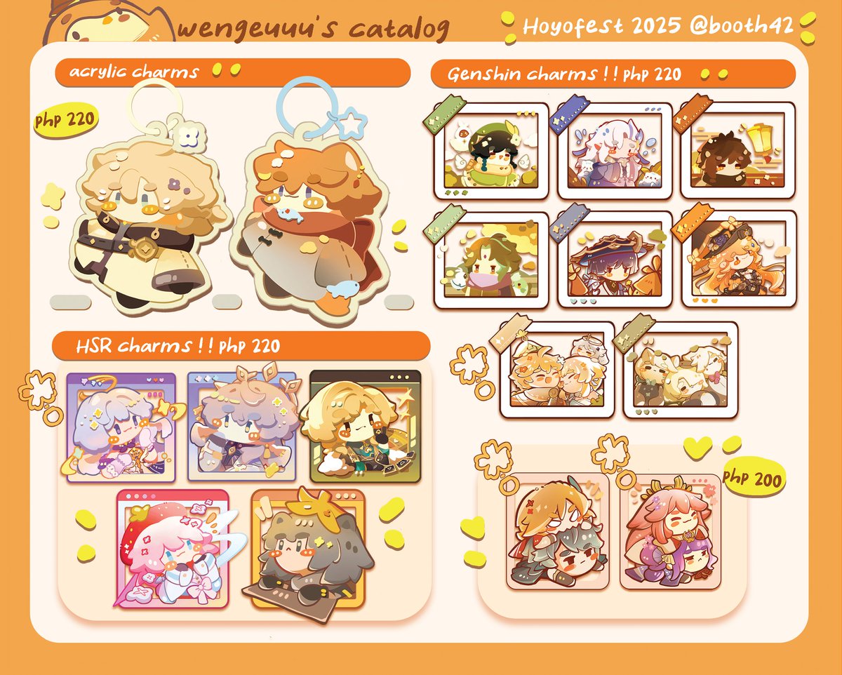 wengeuuu26's tweet image. [rts  💛]
uerueu dropping my very clutch catalog for Hoyofest T T I&apos;ll be @ booth # 42  cyaa 🐧🐧!

✨️ SMX convention center ; July 24-27, 2025

socmed accs:  instagram.com/wengeuuu26/

#HoYoFEST2025PH #HoYoFEST2025 #HoYoFEST2025catalogue