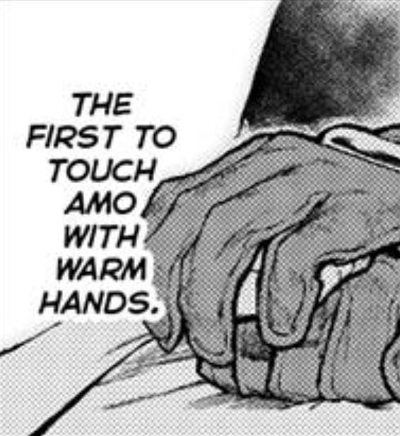 amo_empool's tweet image. still really funny to me that urana found it necessary to redraw this panel for #141
