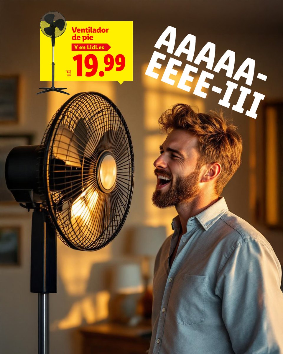 lidlespana's tweet image. Lo primero que hago después de comprarme un
ventilador.