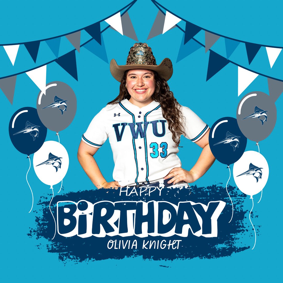 VWUSOFTBALL's tweet image. Happy Birthday to senior Olivia Knight!