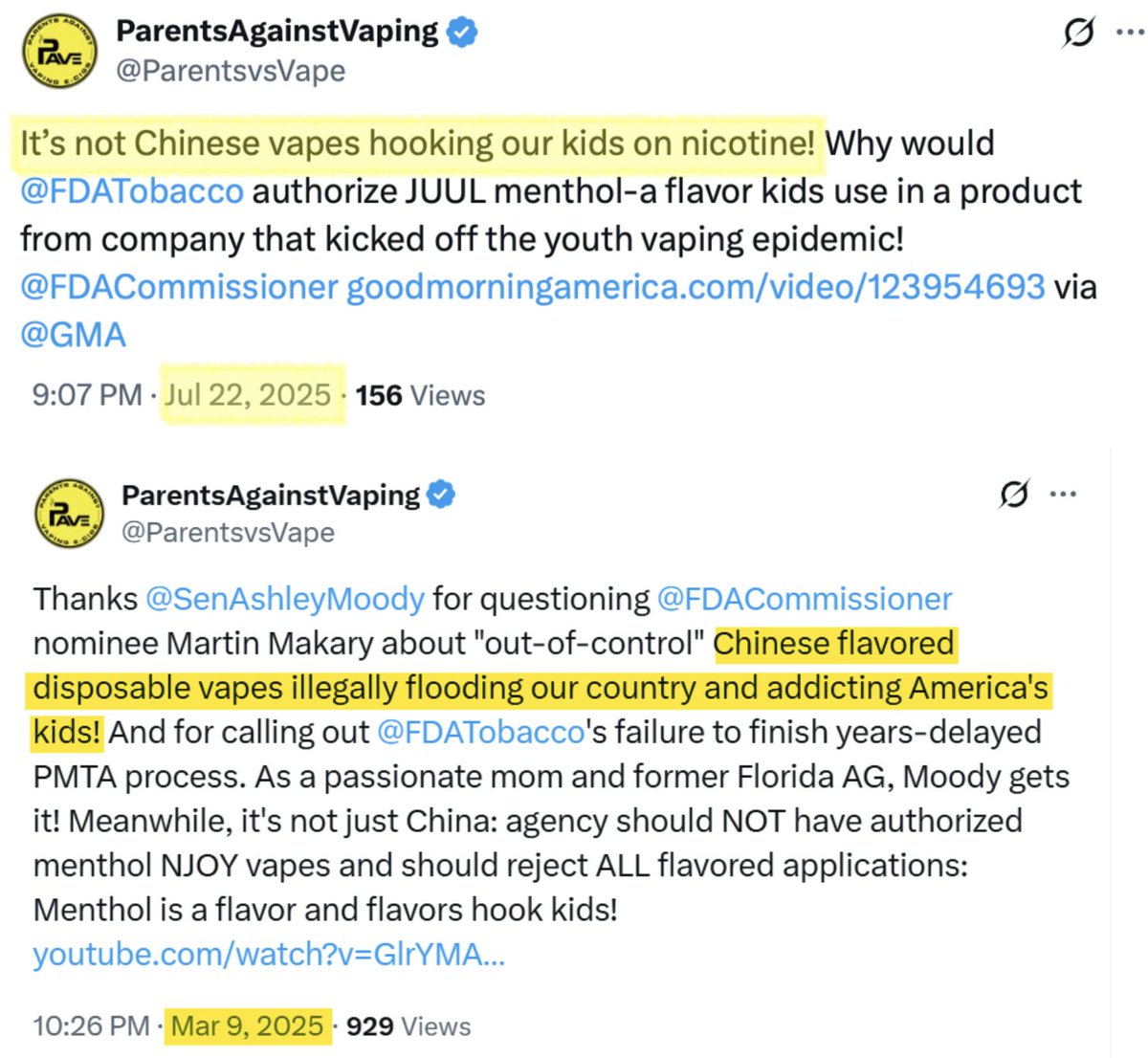 SnubieDotCom's tweet image. Like something you'd see on the @Thiss_Youu account, this flip-flop/turnaround by @ParentsvsVape was so fast even I got whiplash.