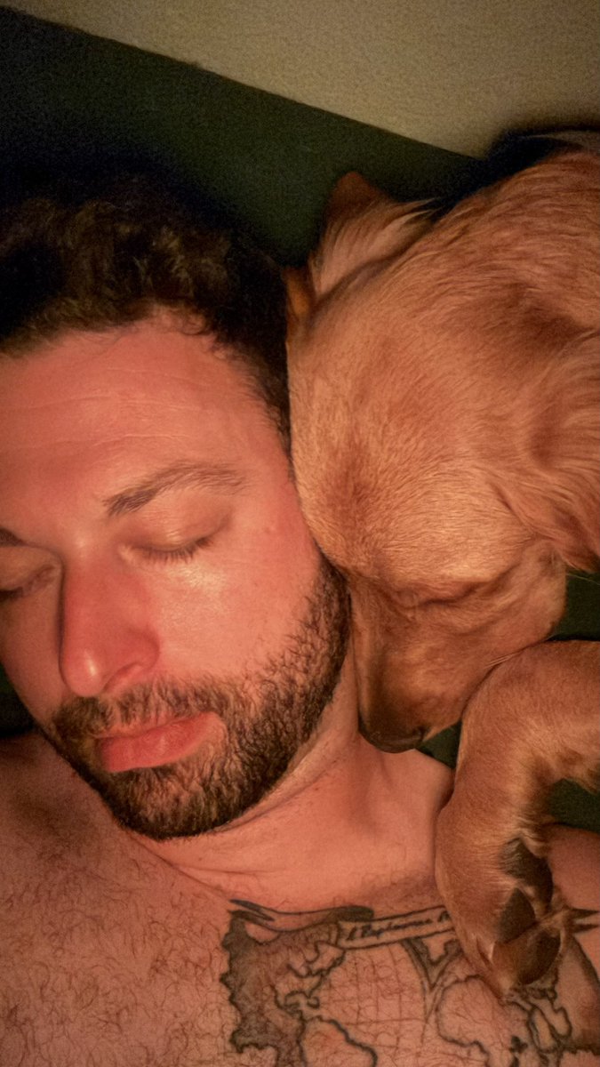 TheOSUBuckeye09's tweet image. Your eyes close, the world drifts away,
But near your heart, I choose to stay.
No words, no sound, just quiet grace—
Your peace is safe in this shared space.
While you dream, I softly keep
My quiet watch as you sleep.
— Rose 🐾