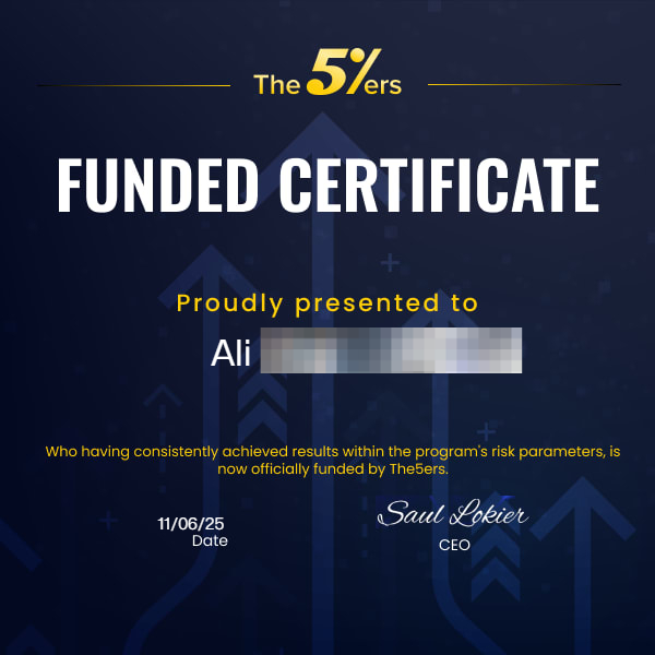 Rootking121's tweet photo. I got funded by @the5erstrading ! 🚀  #propfirm #trading https://t.co/VTfatvOG9A