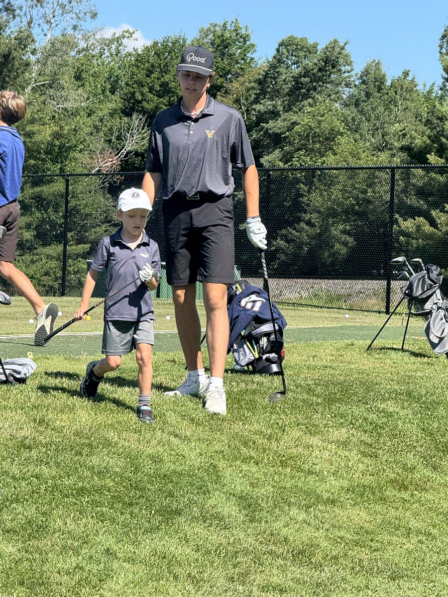 Spending some time at the golf course this week helping my dad with his junior golf camp. Giving back is not just about good character, it’s a part of the game.