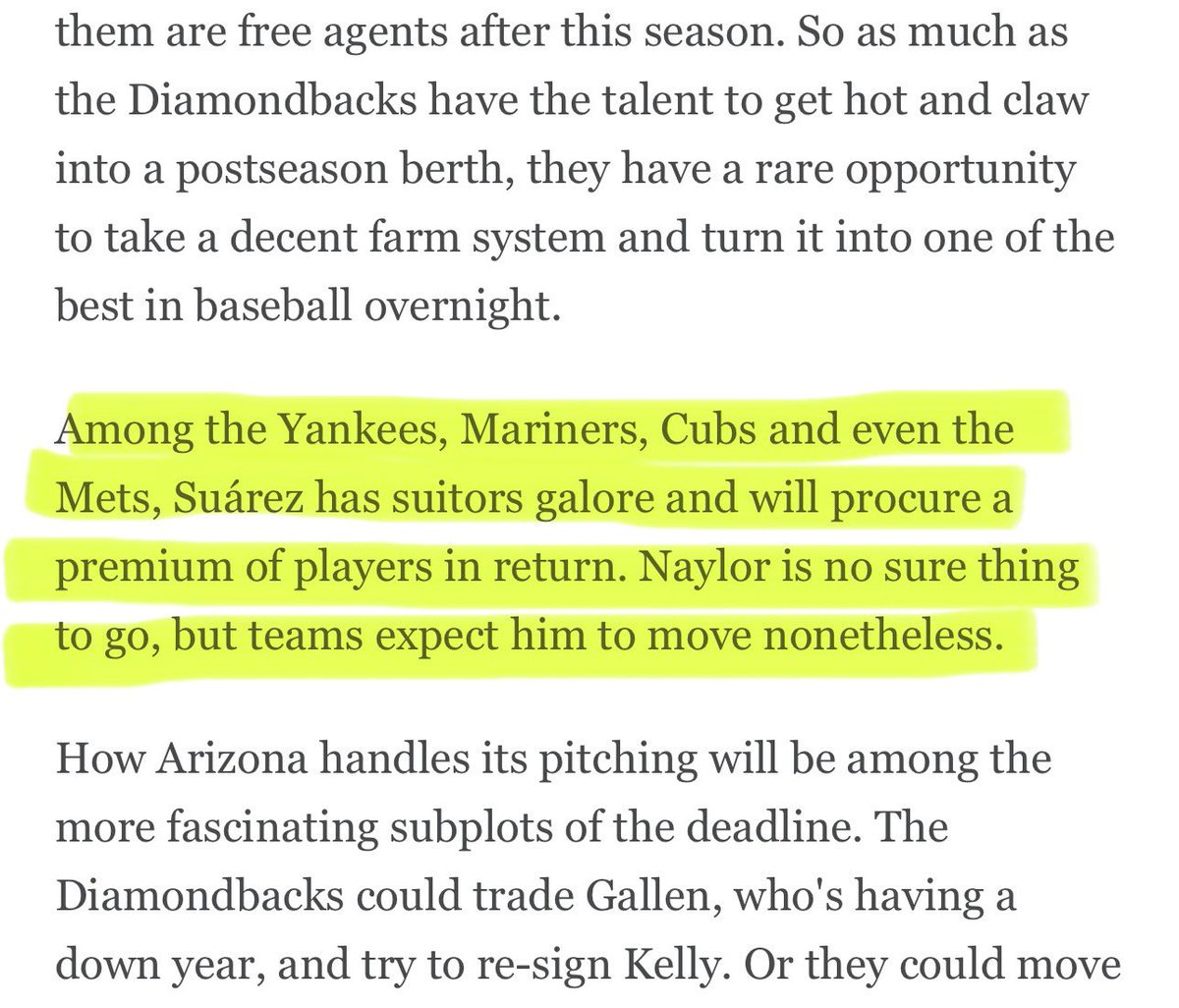 mets_truther's tweet image. Could Stearns be checking in on a possible move for Suarez or Naylor ? 

👀 

#LGM #Mets