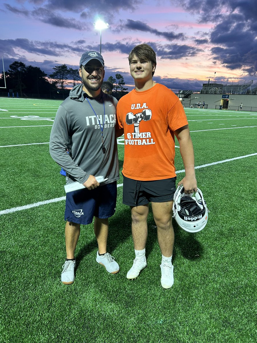 Braiden McCartney | 2026 | OL/DL (@mccartneyb_) on Twitter photo After a great phone call with <a href="/Coach_Mi11er/">Andrew Miller</a> and amazing camp, I’m blessed to have received my 4th offer to play at Ithaca College!! Thank you for believing in me!! <a href="/CoachTerp_/">Mike Toerper</a> <a href="/CoachGrigs619/">Kerry Grigsby</a> <a href="/timsav71/">Tim Savage</a> <a href="/SavageEoghan/">Eoghan Savage |2027|DE/TE|</a> <a href="/PaFootballNews/">Pennsylvania Football News</a> <a href="/mrpafootball/">mrpafootball.com</a> <a href="/PrepRedzonePA/">Prep Redzone Pennsylvania</a> <a href="/EPAFootball/">EasternPAFootball</a> After a great phone call with <a href="/Coach_Mi11er/">Andrew Miller</a> and amazing camp, I’m blessed to have received my 4th offer to play at Ithaca College!! Thank you for believing in me!! <a href="/CoachTerp_/">Mike Toerper</a> <a href="/CoachGrigs619/">Kerry Grigsby</a> <a href="/timsav71/">Tim Savage</a> <a href="/SavageEoghan/">Eoghan Savage |2027|DE/TE|</a> <a href="/PaFootballNews/">Pennsylvania Football News</a> <a href="/mrpafootball/">mrpafootball.com</a> <a href="/PrepRedzonePA/">Prep Redzone Pennsylvania</a> <a href="/EPAFootball/">EasternPAFootball</a>