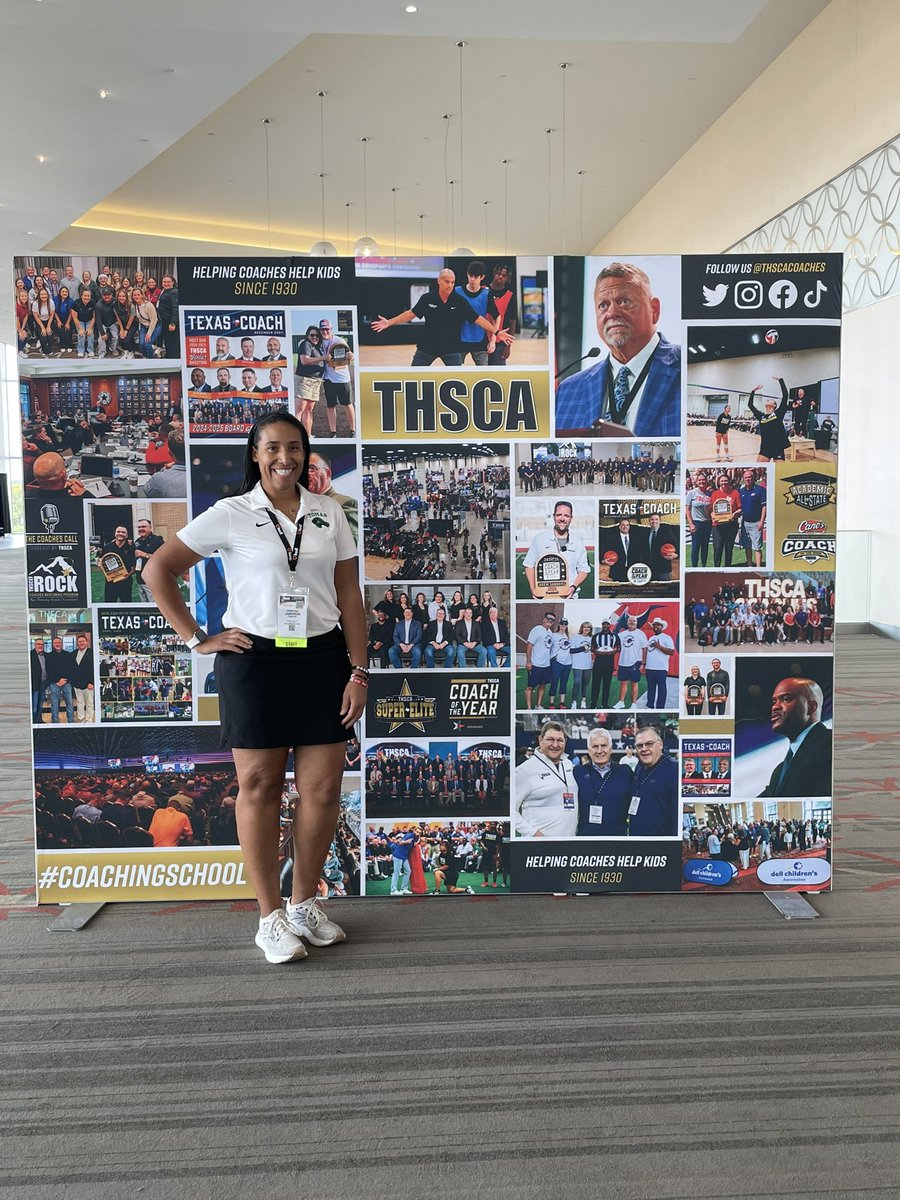 Just spent the last three days at what is like a family reunion for me. Thank you <a href="/THSCAcoaches/">THSCA</a> for putting on another great convention. Here’s to all of the coaches kicking off the new year &amp; season! Continue to lead the way &amp; can’t wait to see you next year in Houston!💚🤘🏽
