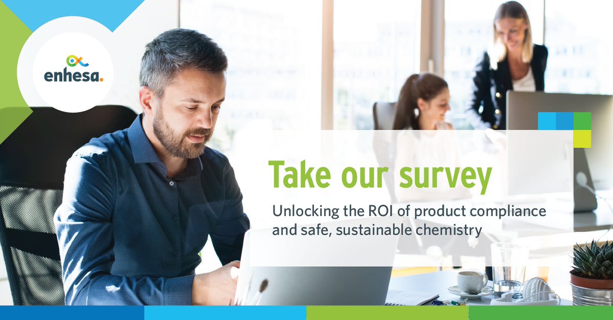 We're launching a study on the ROI of product compliance and safe, sustainable chemistry and your voice may be key to its success. The survey will inform future investments across the industry. 
Please take the survey &gt; hubs.li/Q03wC4jK0