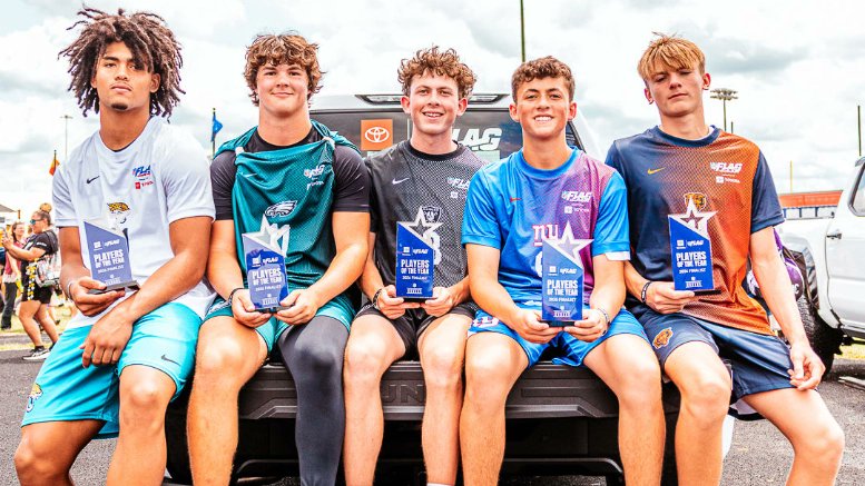 HSFAFlag's tweet image. NFL FLAG announces finalists for Boys’ Player of the Year.
Story -> hsfaflag.com/nfl-flag-annou… #playfootball #flagfootball