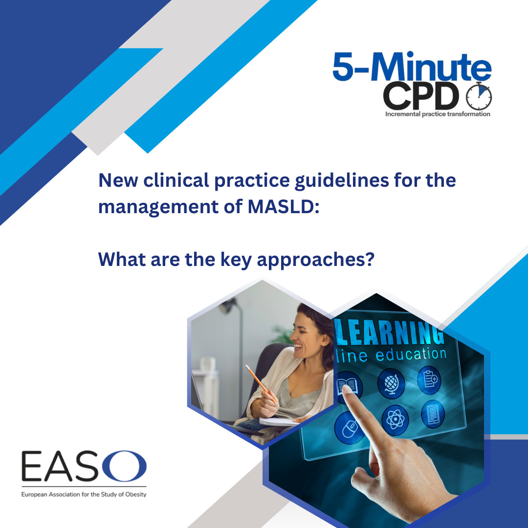 EASOobesity's tweet image. Join our new 5-minute Continuing Professional Development Programme!
5-minute CPD ➡️ New clinical practice guidelines for the management of MASLD: What are the key approaches?
easo.org/cpd/new-clinic…
