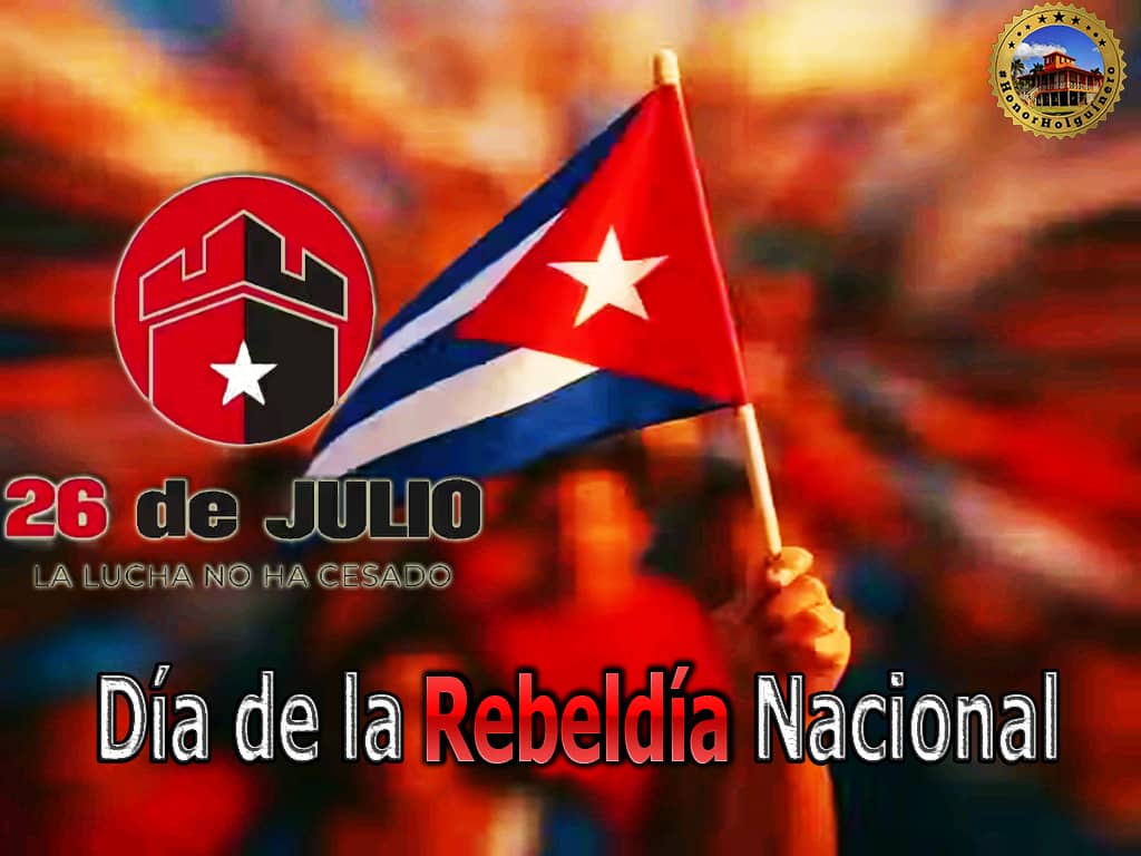 NelsyYamirka's tweet photo. En Holguín conmemoramos el aniversario 72 de los históricos asaltos a los cuarteles Moncada y Carlos Manuel de Céspedes. Un legado de lucha y resistencia que nos une. #LaLuchaNoHaCesado #HonorHolguinero  #HonorHolguinero https://t.co/MUVWvA78gj