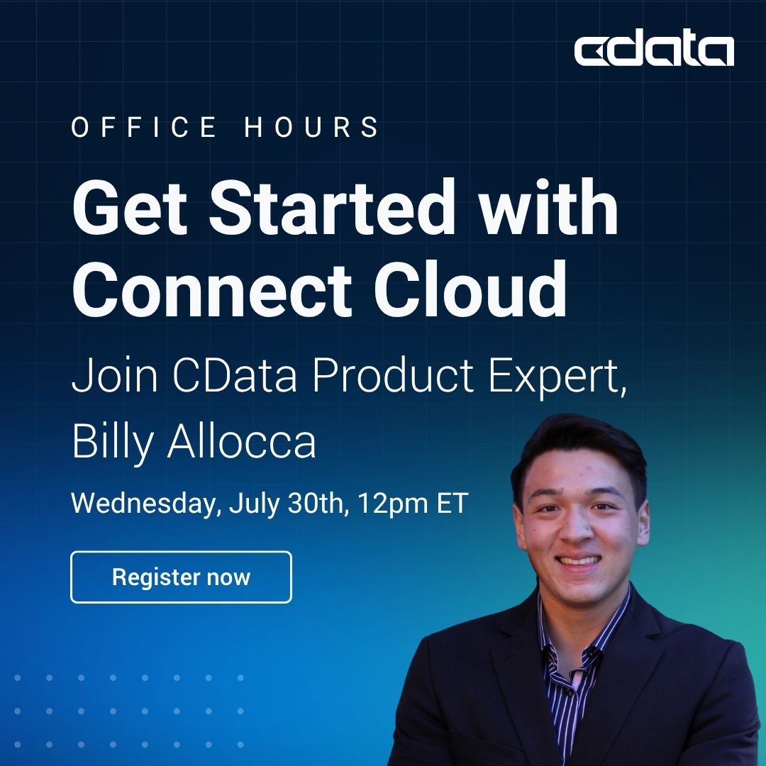 cdatasoftware's tweet image. ⏰ It’s time to get the most out of your data!

CData Connect Cloud is the easiest way to connect data from all your sources to the places you know &amp;amp; love.

Join us for a demo on WED, 7/30 at 12pm ET: bit.ly/3FmW7T8 
#CData #DataIntegration #NoCodeIntegration #LiveData