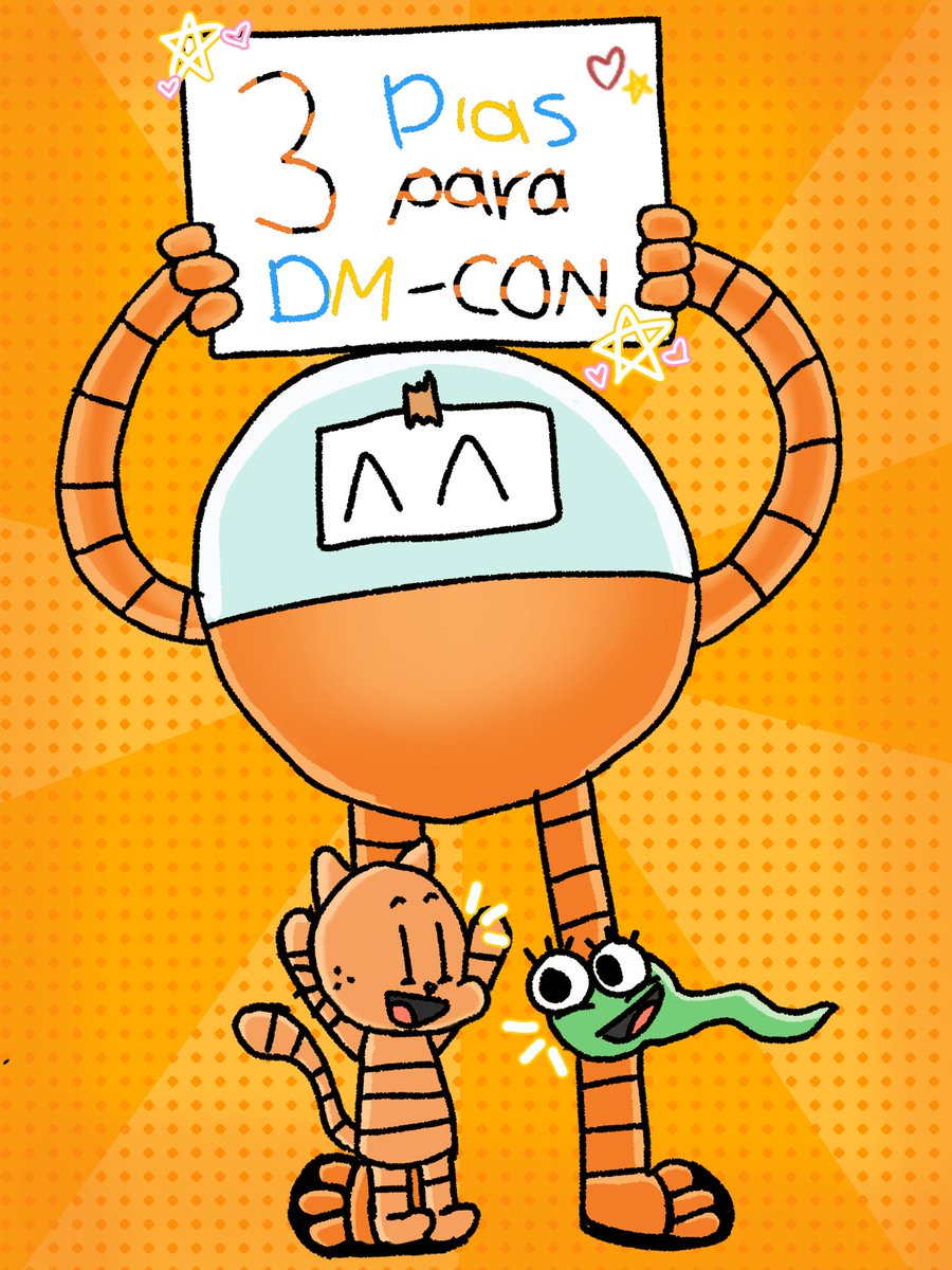 DM_Con_Mx's tweet image. Por parte de no solo nuestra buena samaritana, sino de nuestro equipo de editores, K-tip en discord nos ha regalado este dibujo para indicar que ¡ya son solo 3 días para la #DMCon! ¿Cómo van con los nervios de la cuenta regresiva?