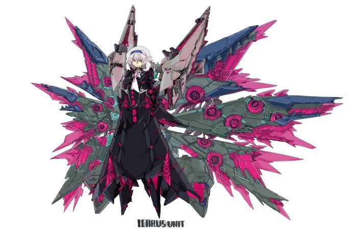 コミケまで色んなアリスと人形達紹介⑲
高機動装甲型「黒アリス・イカロウスユニット」
背部に複数の翼ユニットから構成する推進&攻撃ユニットを装備した姿。#東方Project 