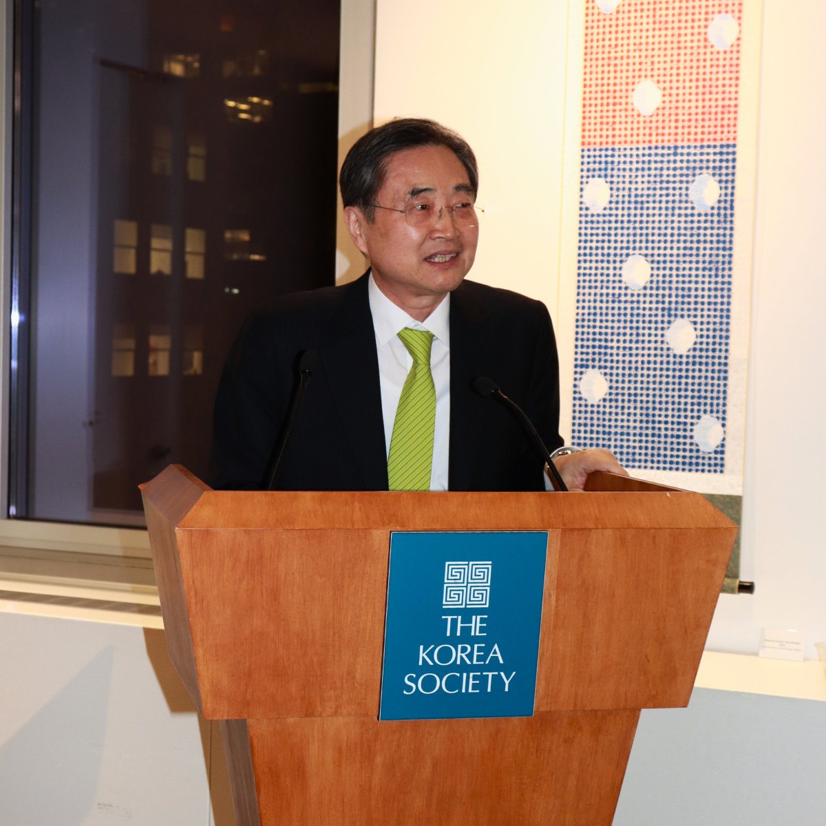 koreasociety's tweet image. Congratulations to H.E. Cho Hyun on his appointment as Foreign Minister.
The Korea Society was honored to welcome him to our 2020 Annual Membership Party as ROK Permanent Representative to the UN. We look forward to his continued leadership in advancing U.S.-Korea relations.