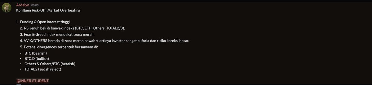 Ardalyn_'s tweet image. Hari ini market koreksi lumayan dalam
8-10% an
Tapi aku sudah reminder akan koreksi itu dari kemarin di inner circle, dan sudah bilang untuk hati2 dan waktunya buang2 barang, dan tadi pagi remind lagi untuk buang barang lagi
dan koreksipun akhirnya beneran terjadi
very good…
