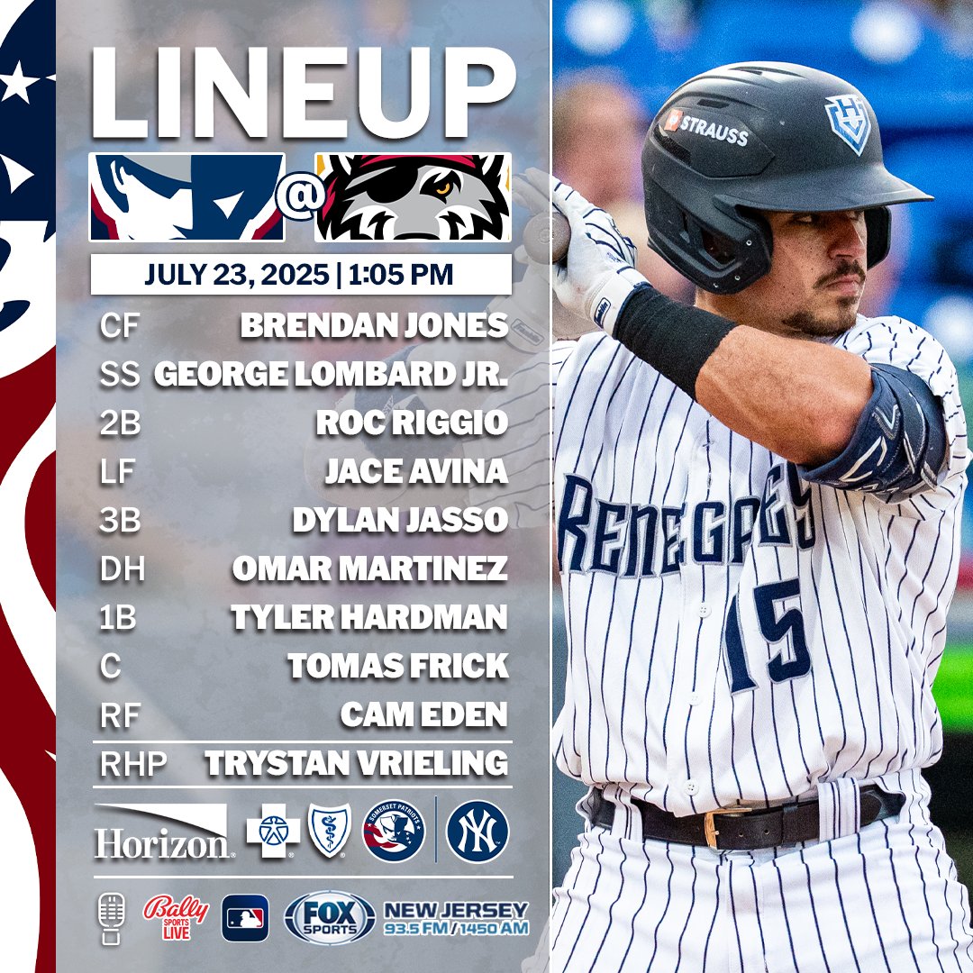 SOMPatriots's tweet image. Tomas Frick makes his Double-A debut in Erie this afternoon as part of our #HealthyLineup.
⏰ | 1:05 p.m.
🎧 | bit.ly/43MJp6W