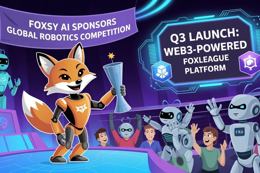 foxsy_ai's tweet image. Fresh off the plane from #RoboCup2025, we're continuing our steps in making AI and robotics fun, gamified, and on-chain. 🤖⚽
Next up?
🔹 Q3 - Launch of FoxLeague
🔹 Q4 - FoxStore drops
🔹 More staking campaigns
Stay tuned for more!
@PulsarMvX send 500 FOXSY to 100 reactions…