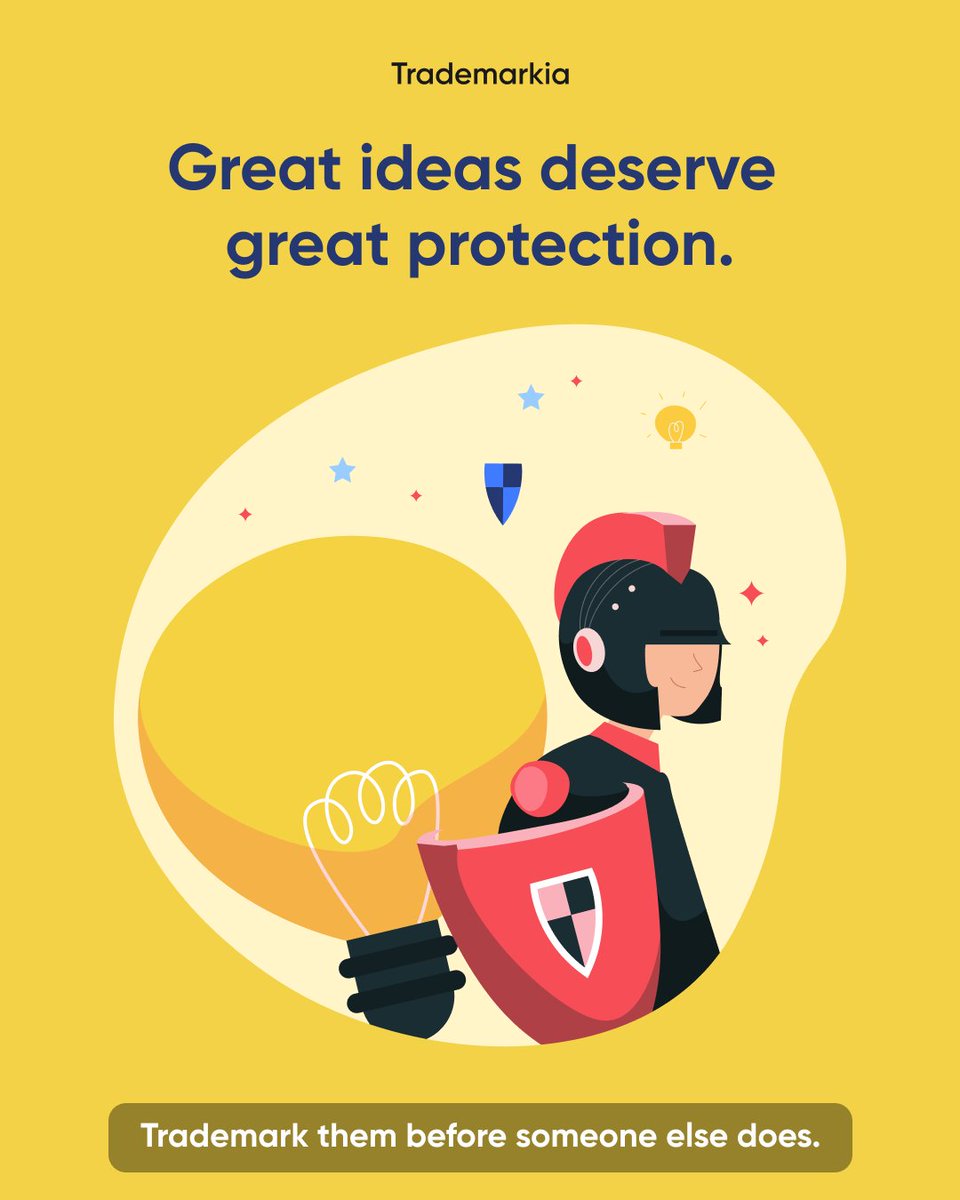 Trademarkia's tweet image. Your brand is more than a name — it’s your vision, your hard work, and your future.

Secure it today. @Trademarkia

#Trademarkia #TrademarkProtection #IntellectualProperty #BrandProtection #USLaw #IPLaw #BusinessGrowth #ProtectYourBrand #TrademarkLaw #LegalTips