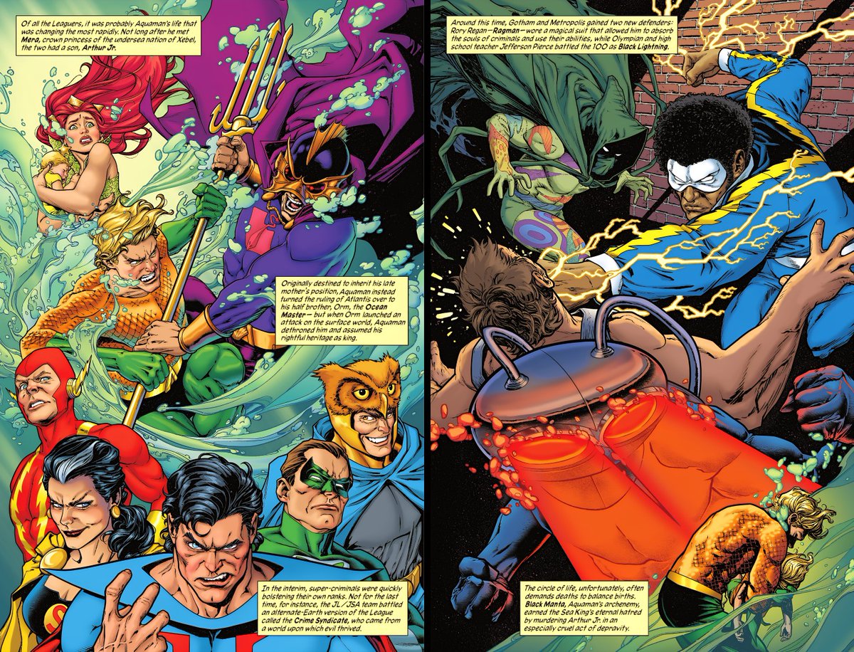 AquamanUniverse's tweet image. In today's The New History of the DC Universe #2, DC has restored Arthur "Aquababy" Jr. to continuity. While this acknowledges a huge chunk of Aquaman lore that had been previously wiped out by Flashpoint, it raises new questions and highlights the need for Aquaman's early years…