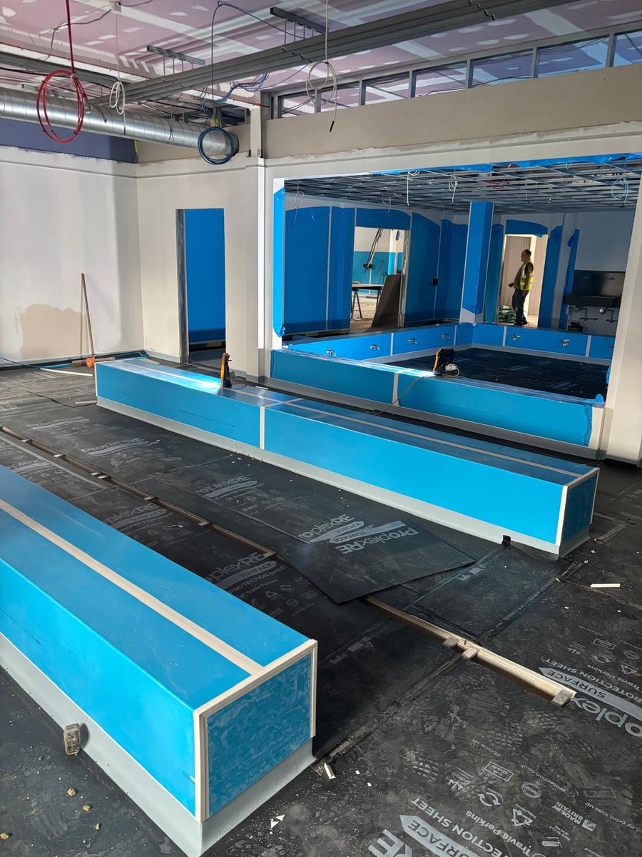 ResintekServ's tweet photo. Unveiling the long-awaited results of our complex installation! A huge shout-out to our dedicated onsite team for making this possible. Progress was slow but the details speak to their mastery. Don't miss it! @AltroFlooring https://t.co/4SP7iMrr5W