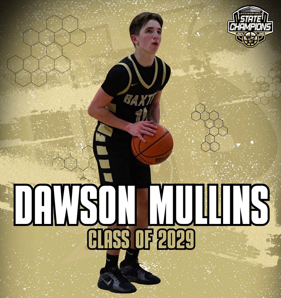 uppermanhoops's tweet image. We are fired up to welcome our lone freshman Bee, Dawson Mullins! We are excited to watch the growth of this young freshman point guard over the next few years! #GoldStateOfMind #NewBee 🔥🐝