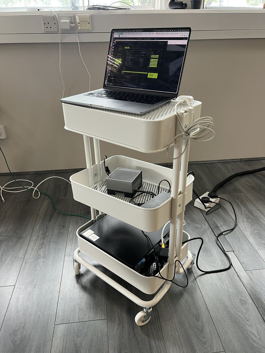 IKEA makes pretty good portable workstations