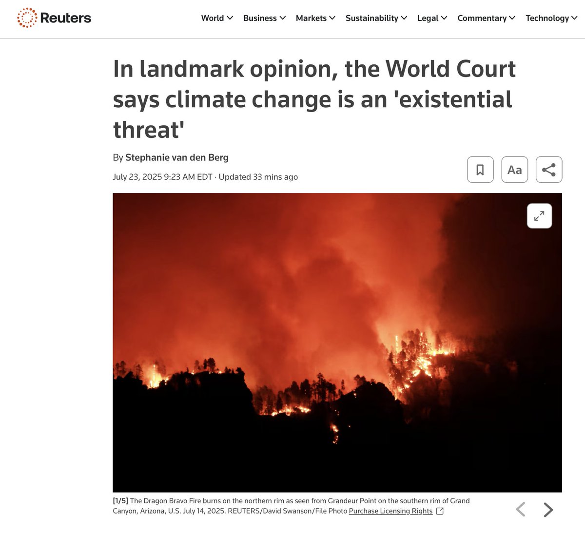 JunkScience's tweet image. Kangaroo Court: The UN International Court of Justice declares warming and emissions of plant food to be an "existential threat" even though both have taken humanity from fewer than one billion to more than eight billion since the industrial revolution, and the Earth is greener…