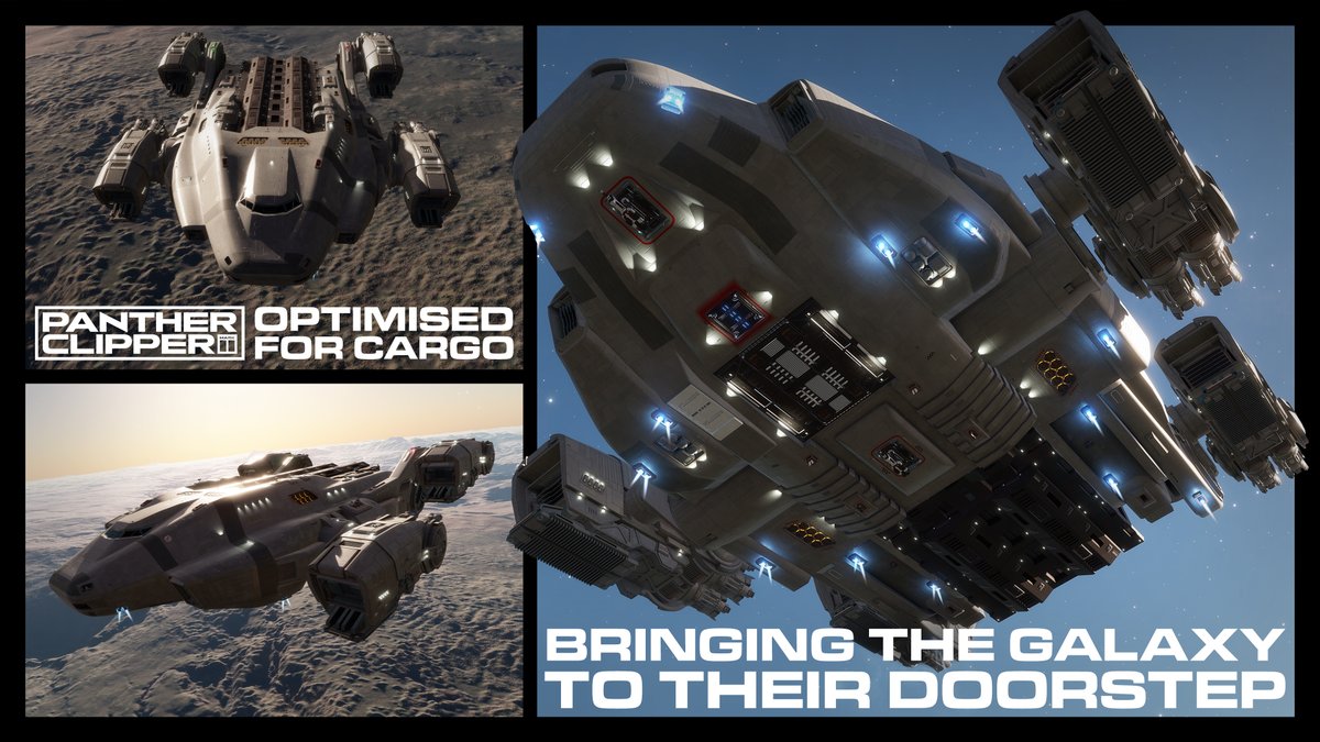 EliteDangerous's tweet image. Dominate the market with the Panther Clipper Mk II from Zorgon Peterson.
Learn more here: fron.dev/814d